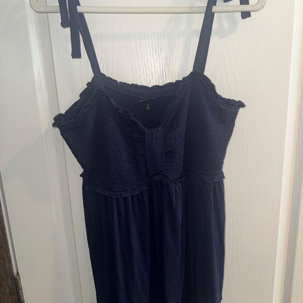 Torrid Navy Textured Blouse